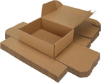 12x9x4 inch Cardboard Shipping Boxes, Set of 15 Gift Boxes, Brown