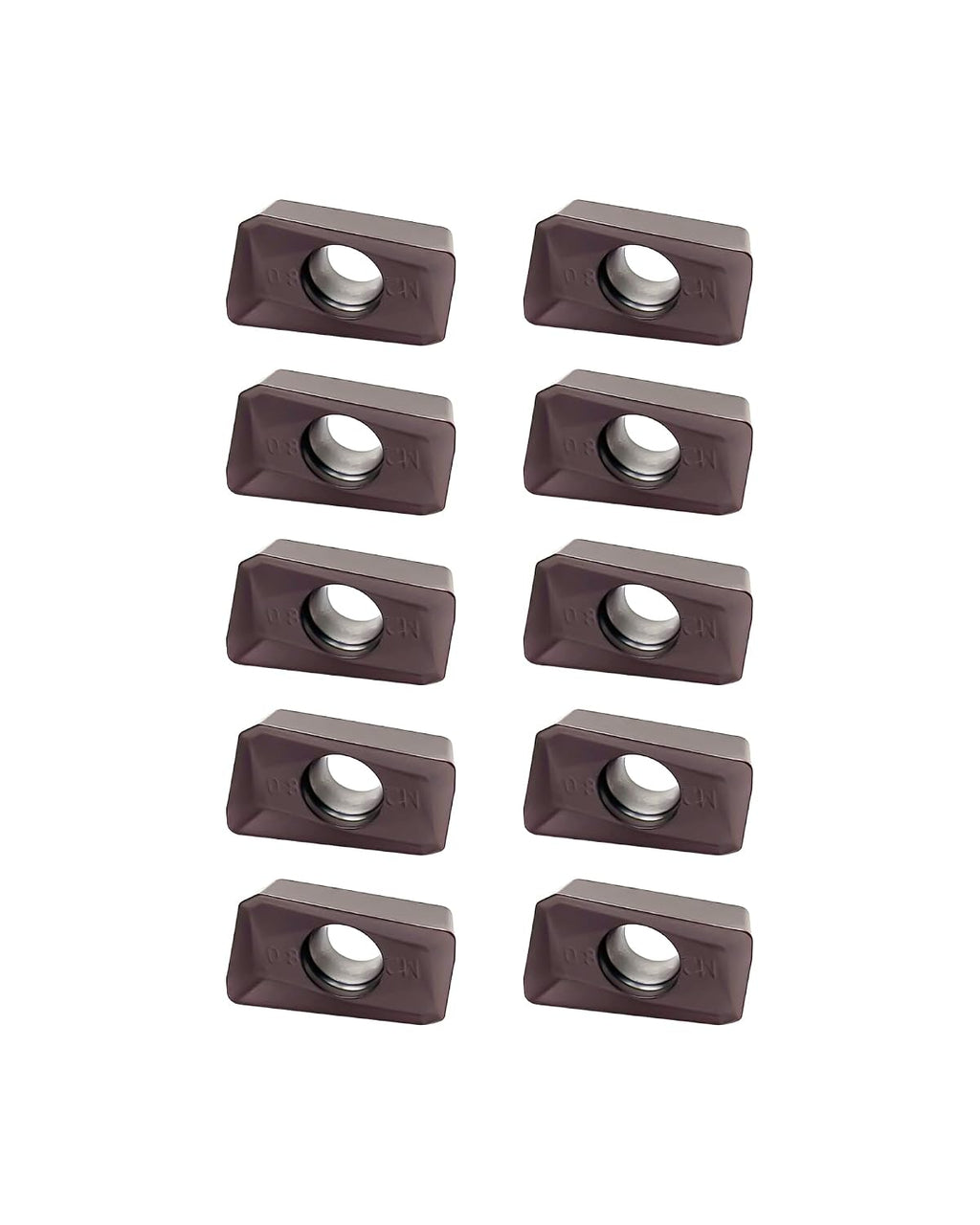 Zorqon10Pcs APMT1604PDER-M2 Carbide Milling Inserts