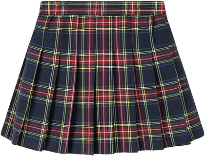 Little Girls Kids Uniform Pleated Skorts Summer Party School Tennis Skirts