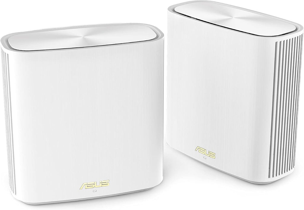 ZenWiFi Whole-Home Dual-Band Mesh WiFi 6 System XD6 White - 2 Pack, Coverage up to 5,400 sq.ft & 4+ Rooms, 5400Mbps