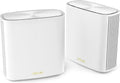 ZenWiFi Whole-Home Dual-Band Mesh WiFi 6 System XD6 White - 2 Pack, Coverage up to 5,400 sq.ft & 4+ Rooms, 5400Mbps
