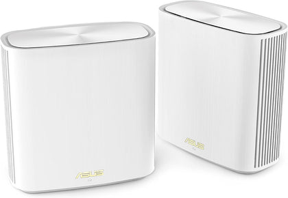 ZenWiFi Whole-Home Dual-Band Mesh WiFi 6 System XD6 White - 2 Pack, Coverage up to 5,400 sq.ft & 4+ Rooms, 5400Mbps