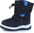 Kids Outdoor Winter Snow Boots, Warm Fur Lined | Waterproof Oxford Upper,Moisture-resistant Exterior,Non-Slip TPR