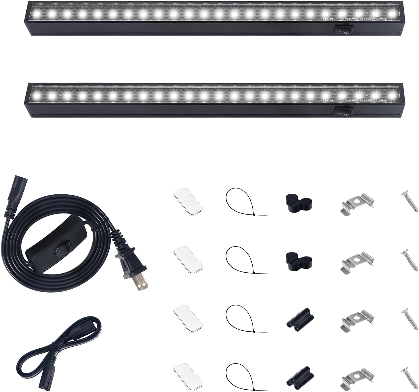 T5 LED Grow Lights, 1FT 10W (2 X 5W), 5000K Full Spectrum, 2 Packs | Grow Light Strip for Indoor Growing, Linkable