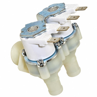 23001455 2-Way Inlet Water Valve 220V Compatible with Maytag, Whirlpool, Primus, Alliance Washers, 340020035
