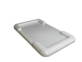 Channel L815C-W Lug Cover, Snap-on Lid Type, Durable Polyethylene Material, Stackable Lid Design, Fits to Channel