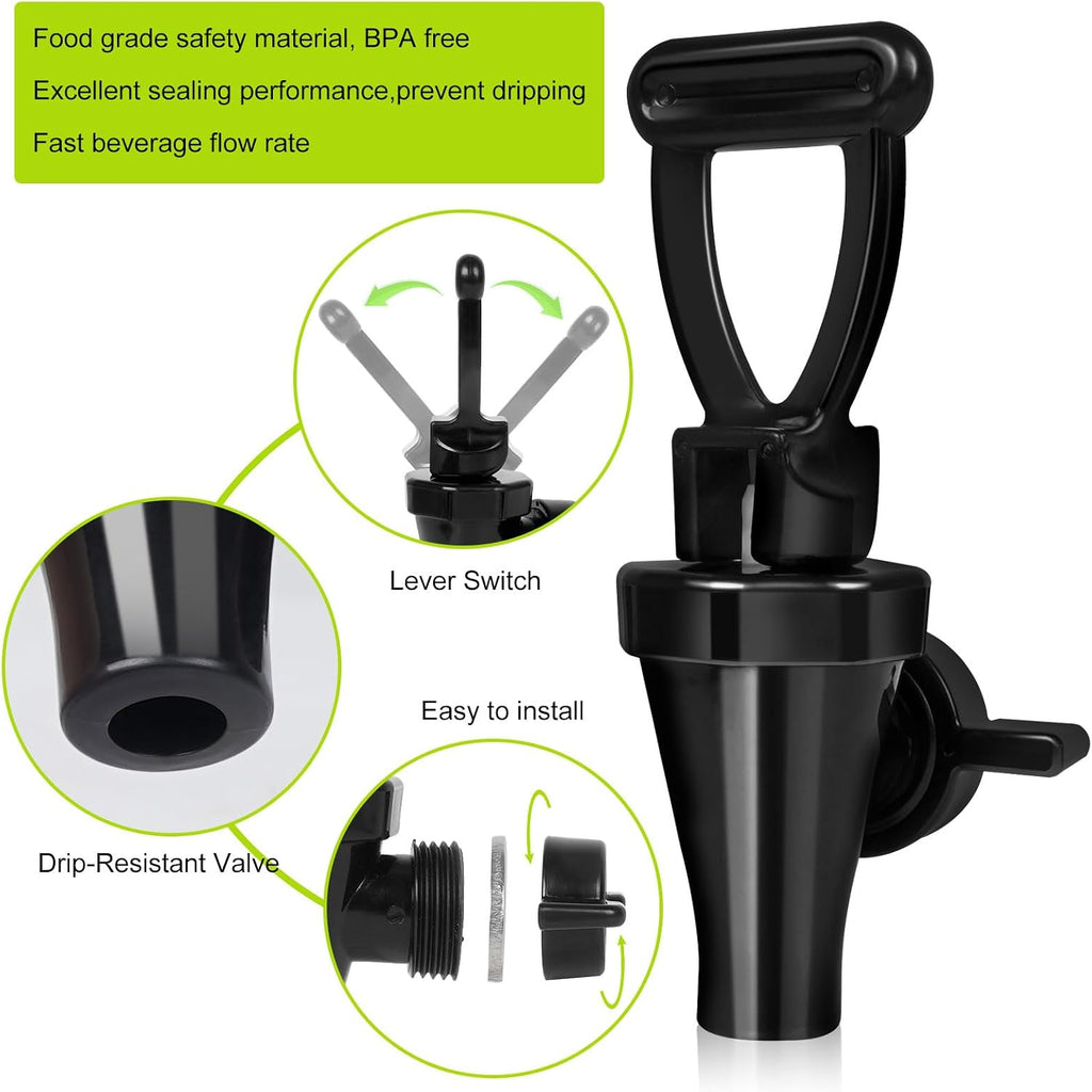 (2Pack) 03260.0002 Replacement Faucet Kit for Ice Tea Dispenser, Spigot Replacement for Tea Urn, Reusable Tea Faucet