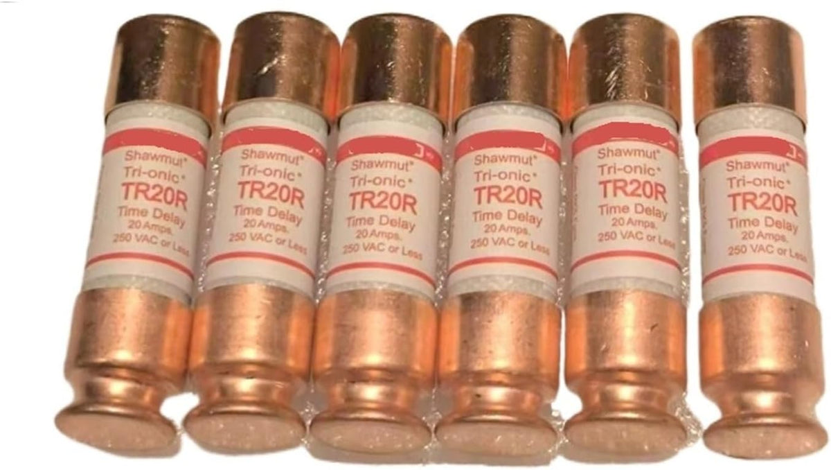 10-pack TR20R fuses, 250V 20A