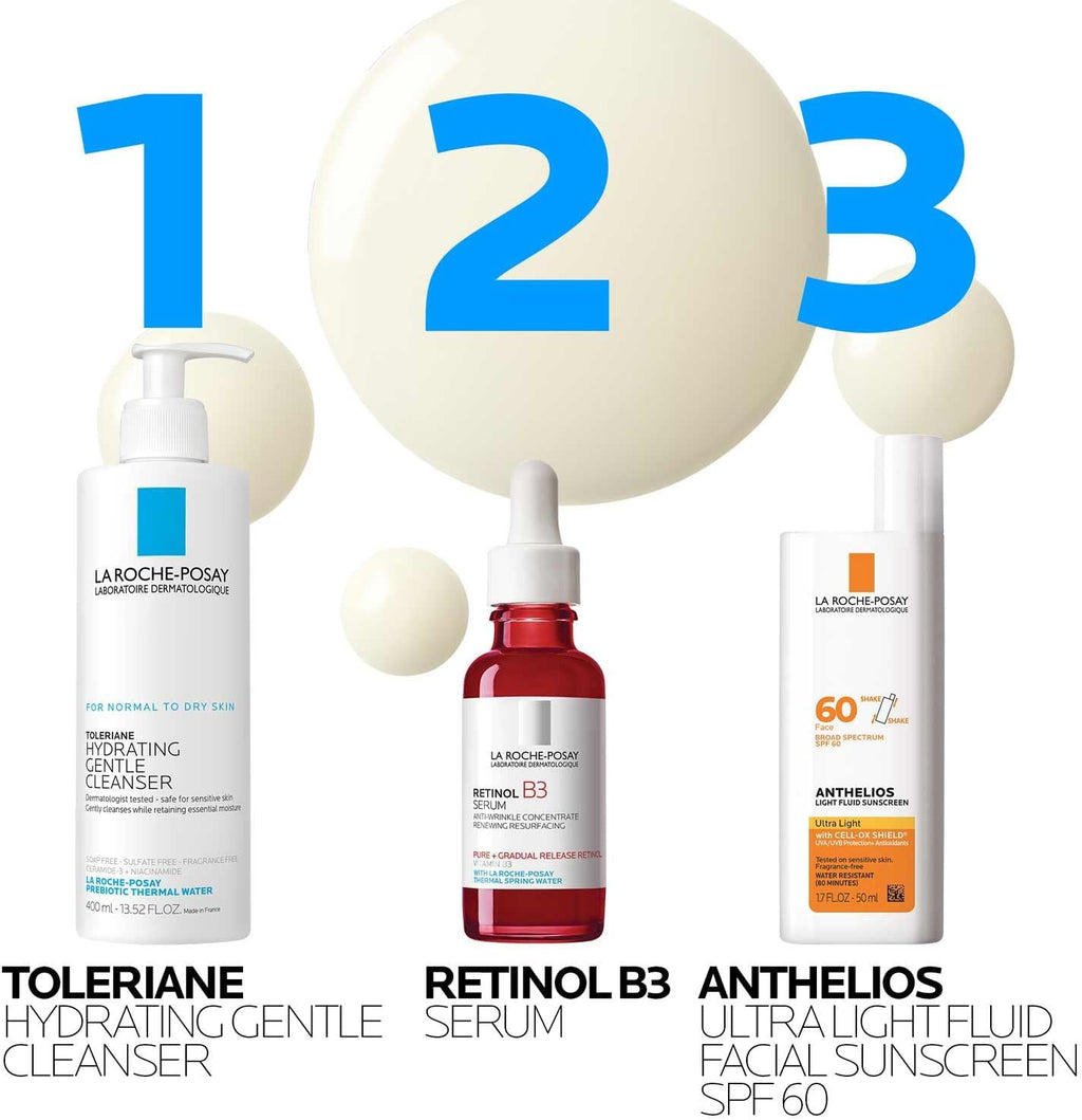 Pure Retinol Face Serum with Niacinamide (Vitamin B3) & Hyaluronic Acid | Gentle Anti-Aging Retinol Serum