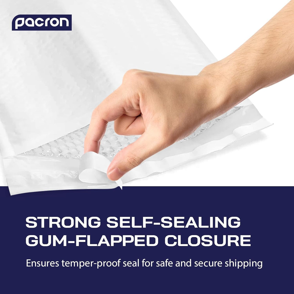 Waterproof Self-Seal Padded Poly Bubble Mailers 9.5x14.5, 100-Pack
