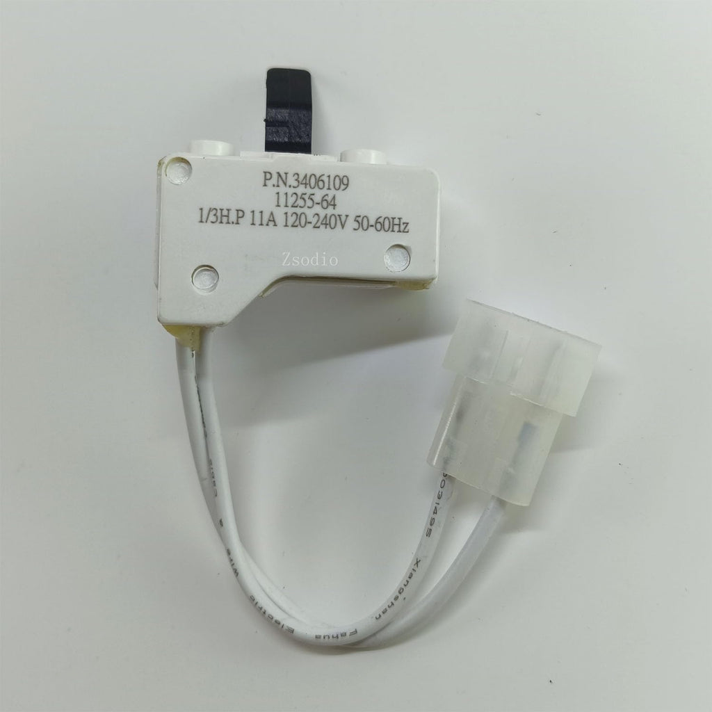 3406109 Dryer Door Switch for Many Brands.