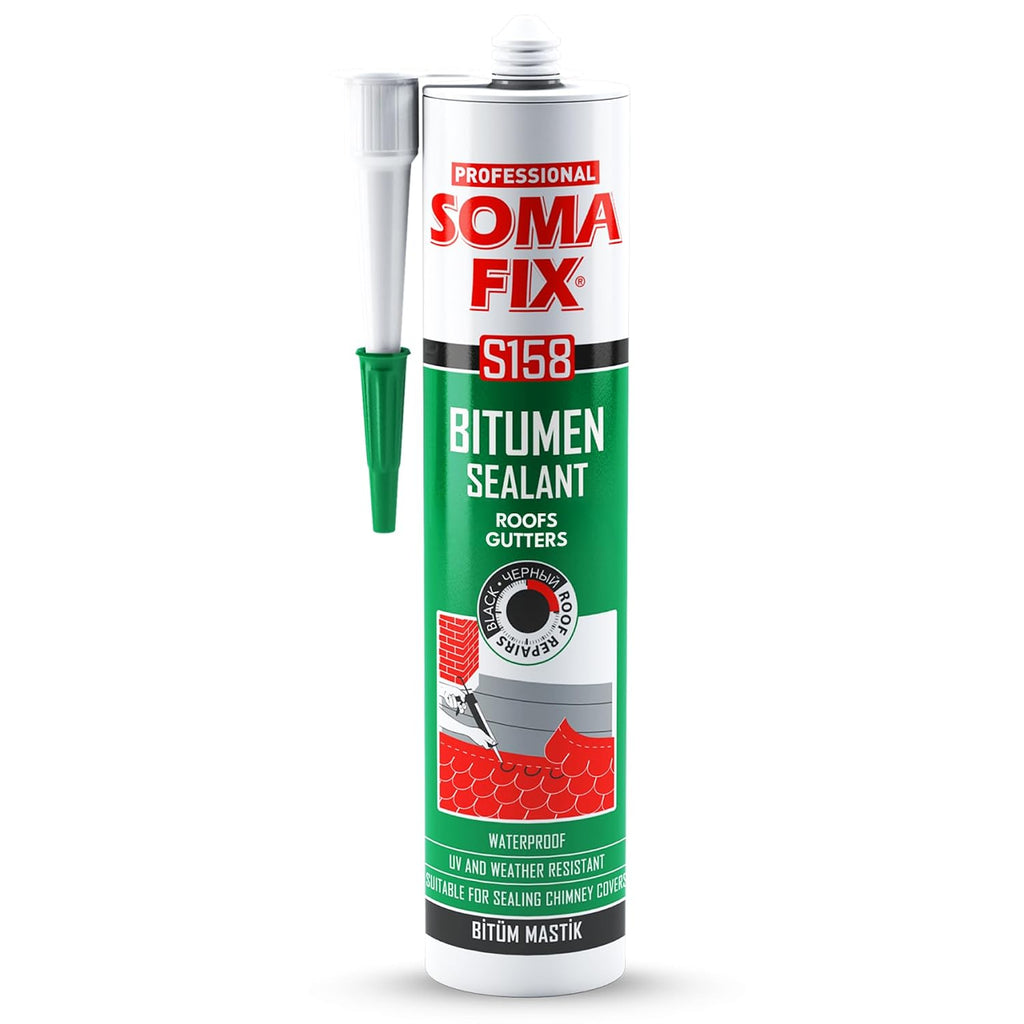 Roof Sealant (Stops Leaks) Waterproof Bitumen Sealant (10.5 fl oz / 310 ml)