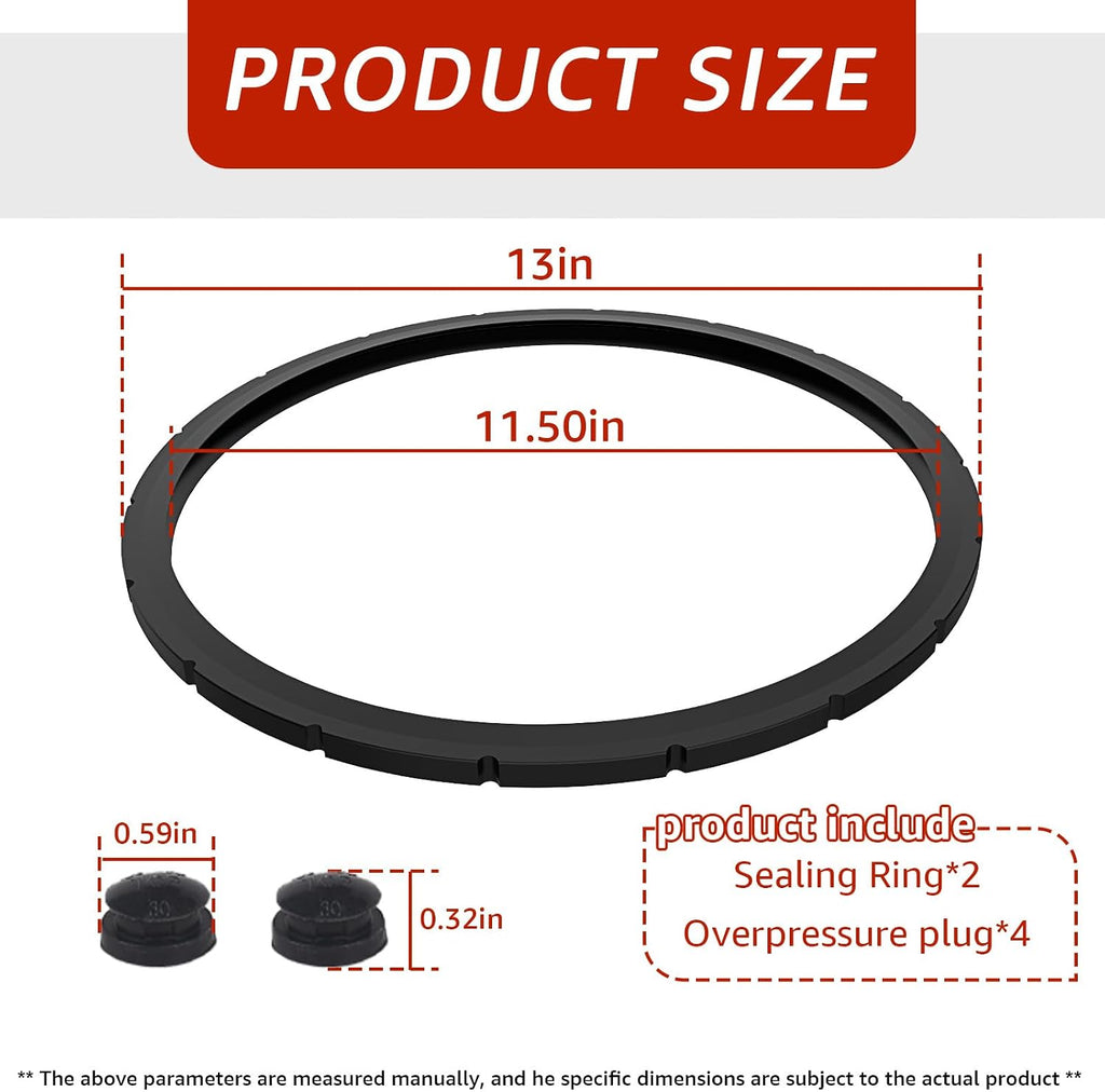 09985 Pressure Canner Sealing Ring Set for Presto 16 18 23 Quart Cooker
