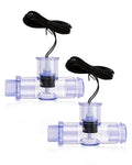 2 Pcs Blue SS1 Float Switch with 3/4" Adapter for HVAC Condensate Overflow