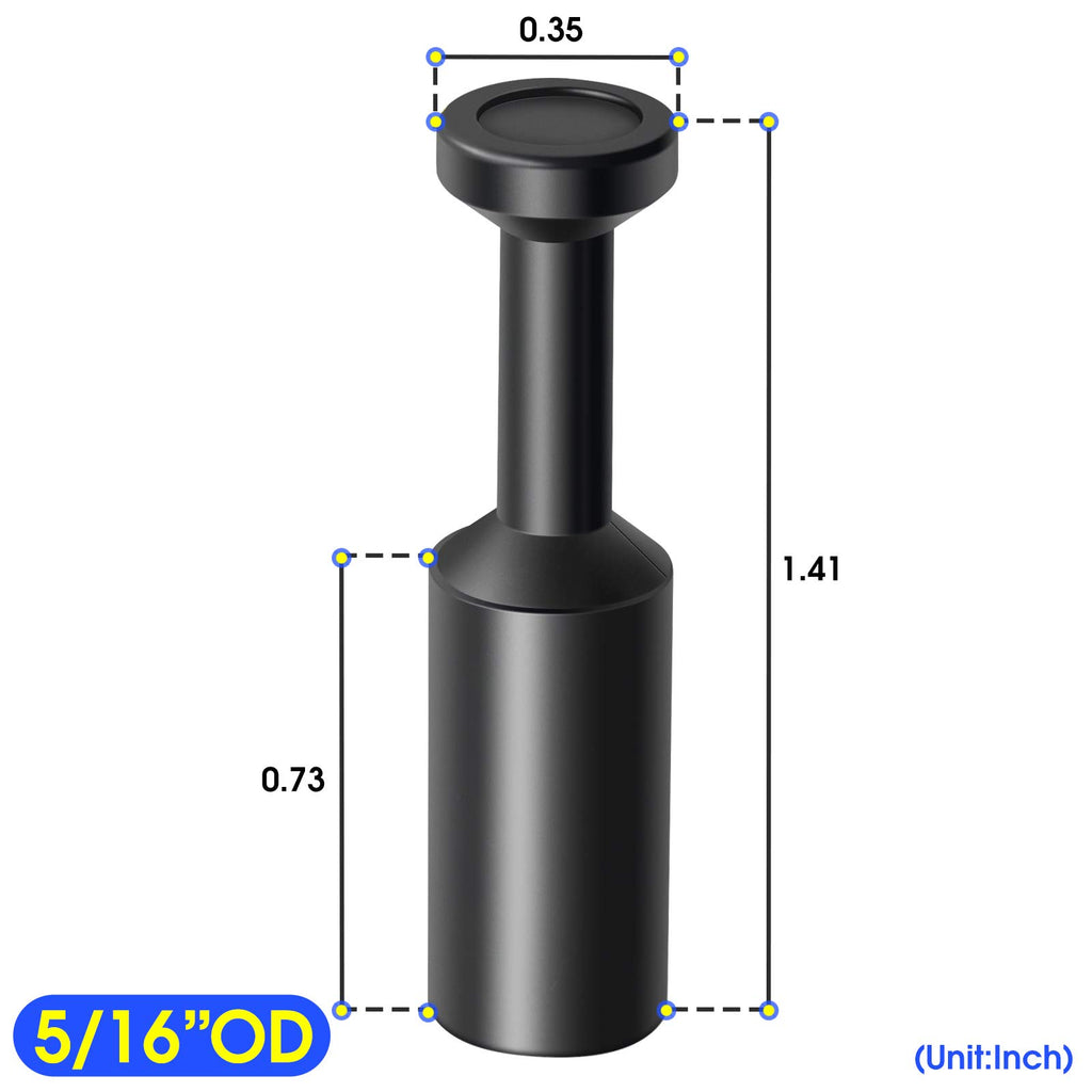 TAILONZ 5/16 Inch Push-to-Connect Fitting Pneumatic Plug PP-5/16 10Pcs
