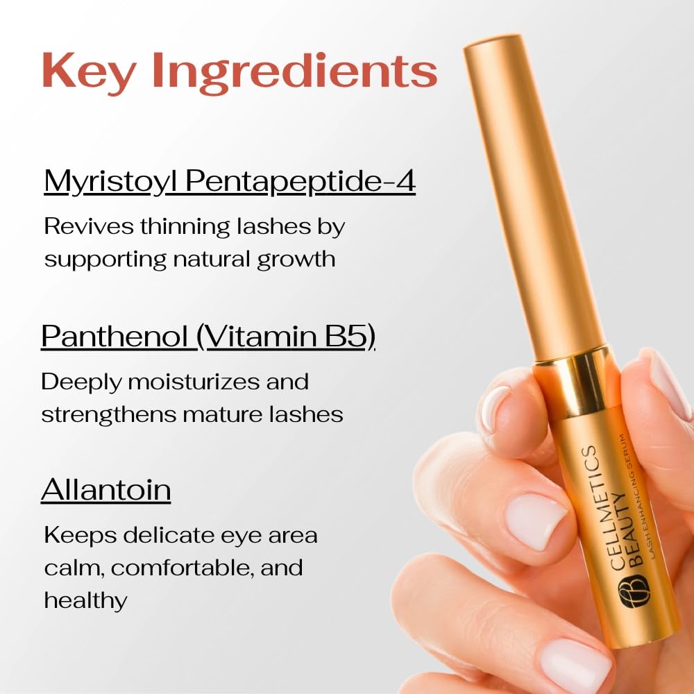 Cellmetics Peptide Lash Serum for Longer, Fuller, Thicker-Looking Lashes