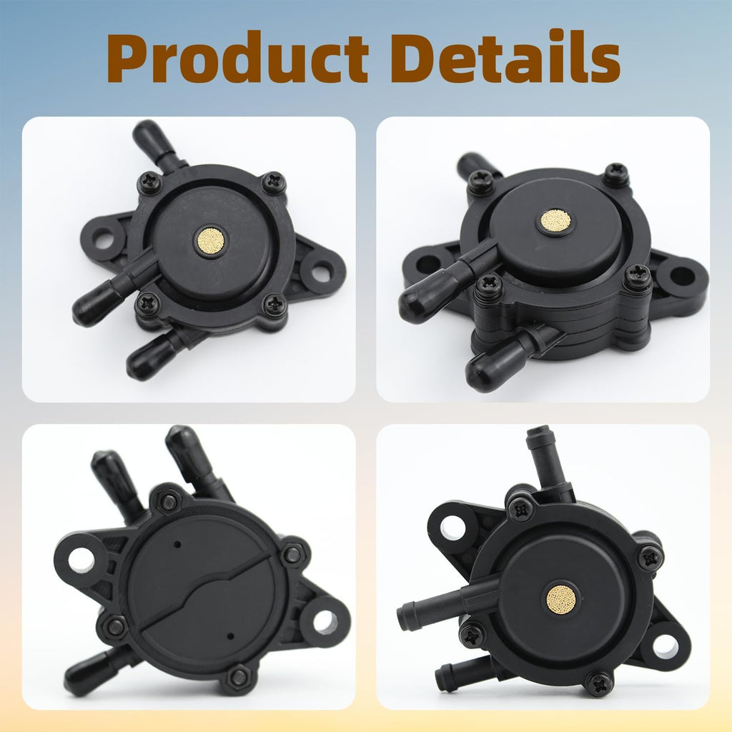 Fuel Pump Fuel Filter Kit with Fuel Line Replacement for John Deere D155 D125 D105 D170 D160 D150 D140 D130 D120 D110 D100 LA175 LA165 LA155 LA145 LA135 LA115 LA105 LA150 LA140 Lawn Tractor
