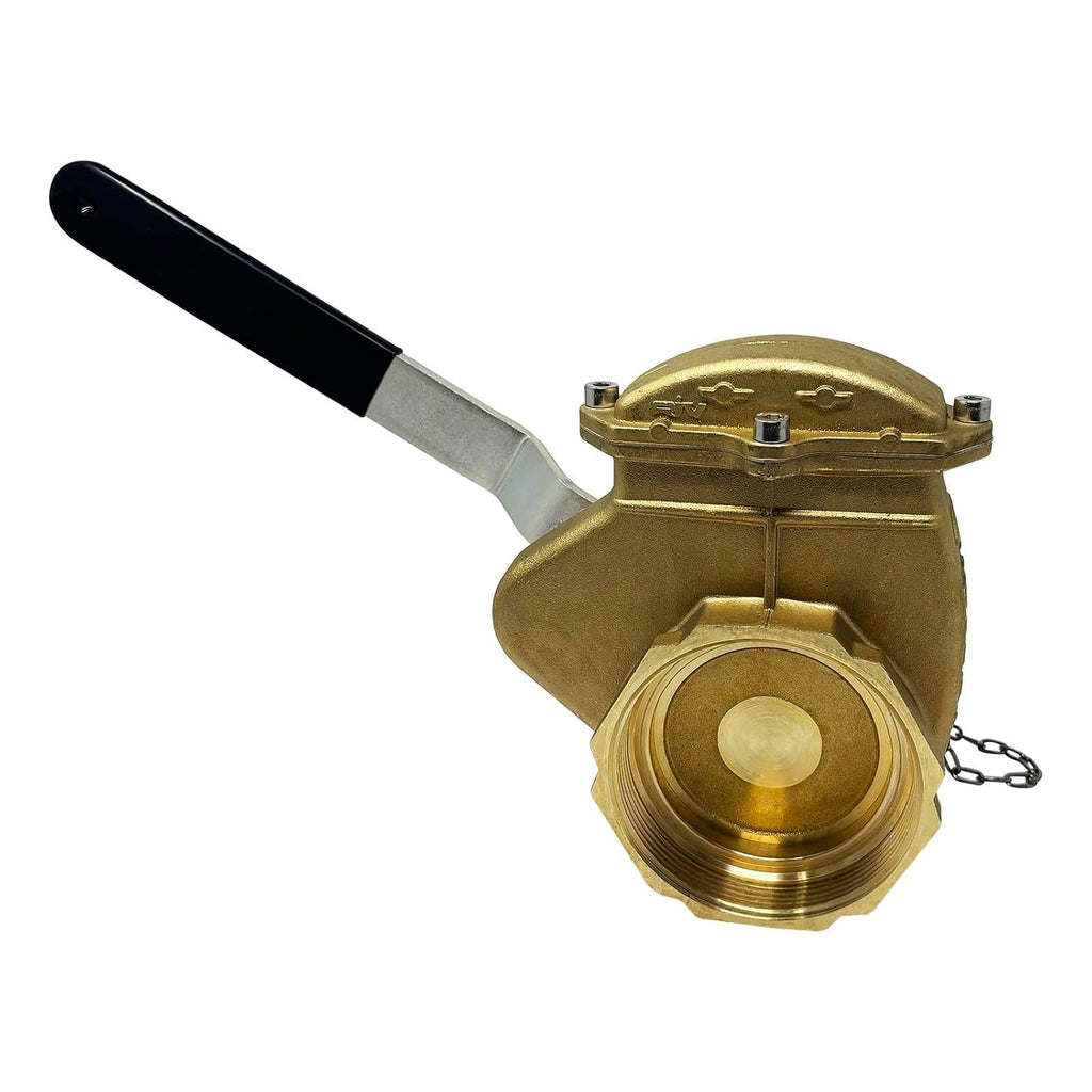 Gloxco 4" Brass Lever Gate Valve and Fitting Combo Kit (LGV-400-KIT)