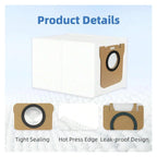 PLAUTWRD Replacement Vacuum Cleaner Dust Bags(12PCS Bag)