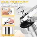 Stainless Steel Cookies Press Gun Manual Churro Maker Machine
