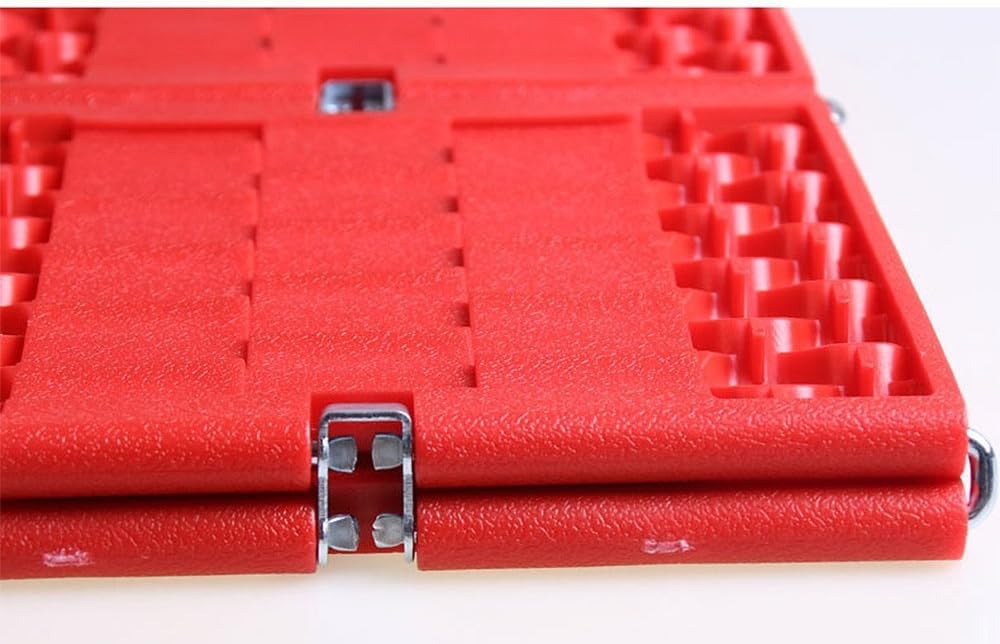Foldable Emergency Tire Traction Mat, Car Escaper, Ideal to Unstuck Your Car From Snow, Ice, Mud, and Sand -2 Pack