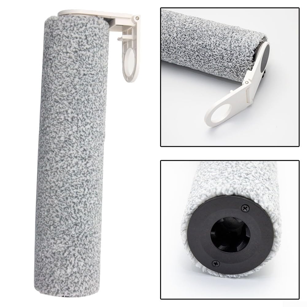 Replacement Brush Roller & Sponge Filter Set For JONR ED12 Wet Dry Vacuum,Replacement Parts Accessory Kit,1 Roller Brush+2 Filters