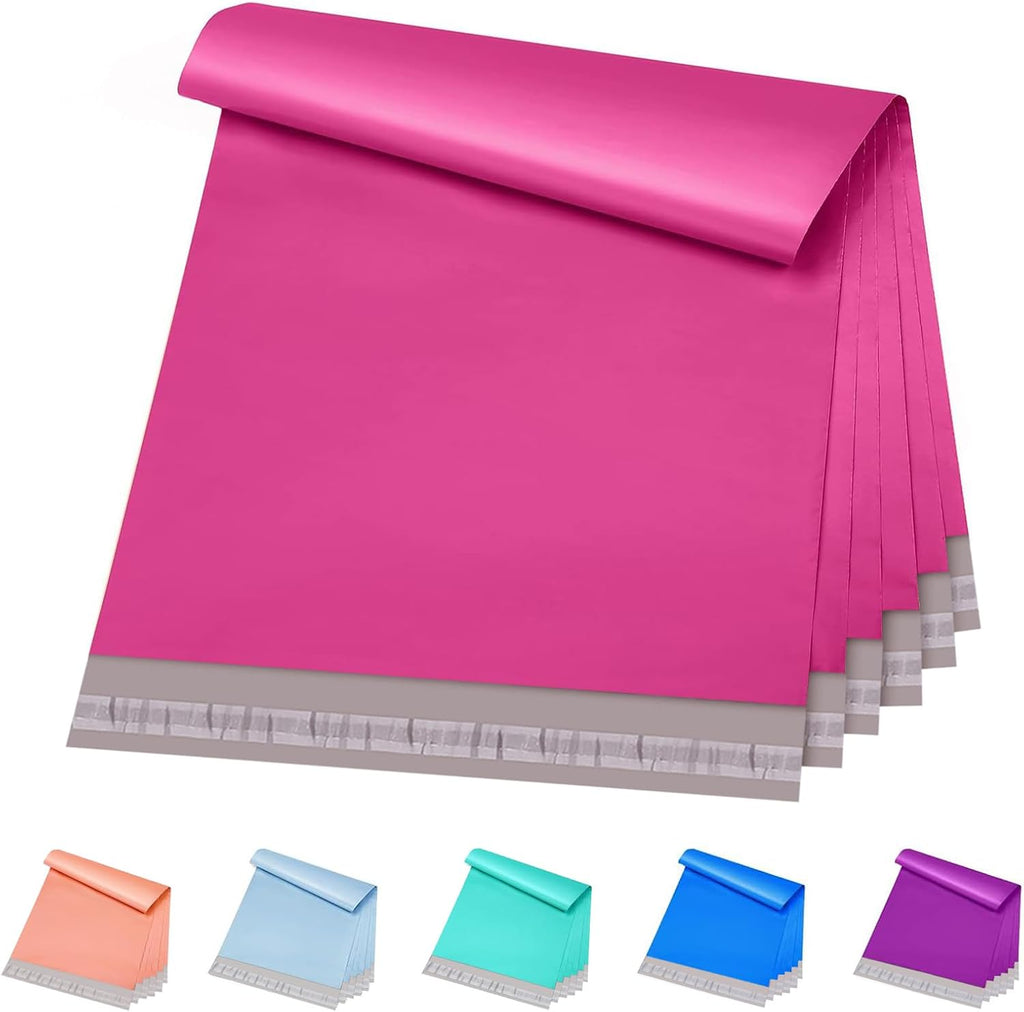 Poly Mailers 12x15.5 100 Pack Pink Medium Clothing Shipping Bags
