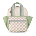 Toddler Backpack, Daycare Bag w/Spacious Interior, Checkerboard