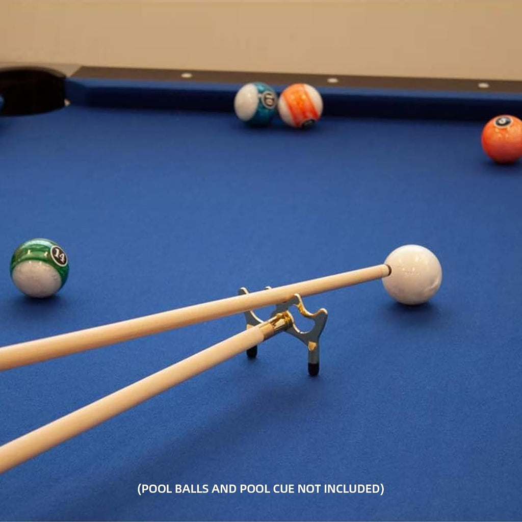 GSE Portable Billiard Bridge Head, Pool Cue Stick with Screw-on Bridge Head | Portable Bridge Cue Rest, Pool Bridge