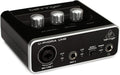 U-PHORIA UM2 Audiophile 2x2 USB Audio Interface with XENYX Mic Preamplifier | for Recording Microphones and