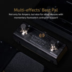 Dual Footswitch Pedal Momentary 2-Way Pedal Foot Switch Controller Ampero Switch 6.35 mm