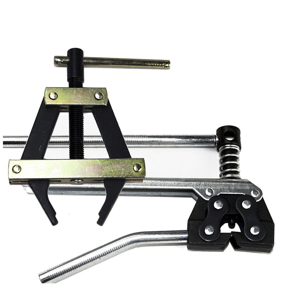 Jeremywell Roller Chain Tools Kit Fits #60#80#100 Roller Chain, Chain Holder/Puller + Breaker/Cutter
