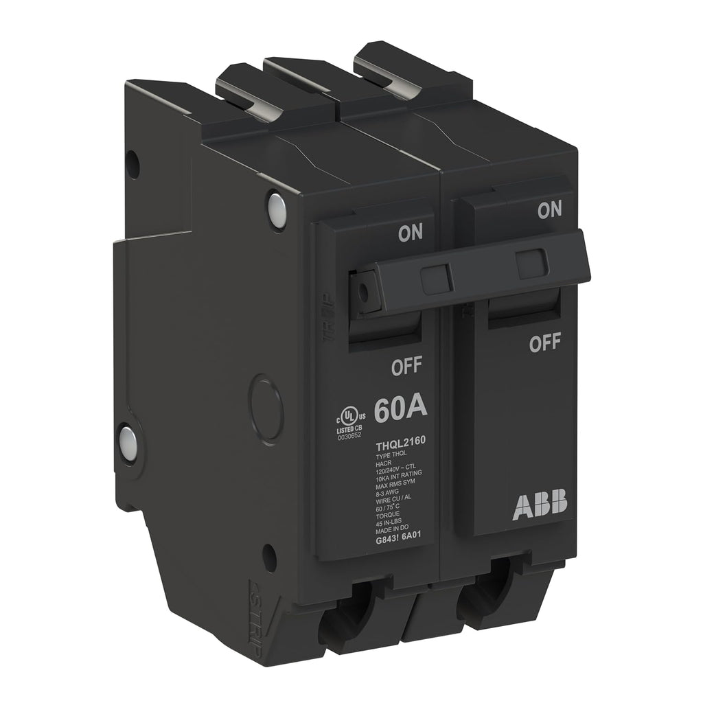 ABB Q-Line THQL2160 • Circuit Breaker • 60 Amp • Double Pole