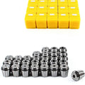 29 Pcs ER40 Precision Spring Collet Set for Boring, Drilling, Tapping, Milling Lathe Engraving Tool