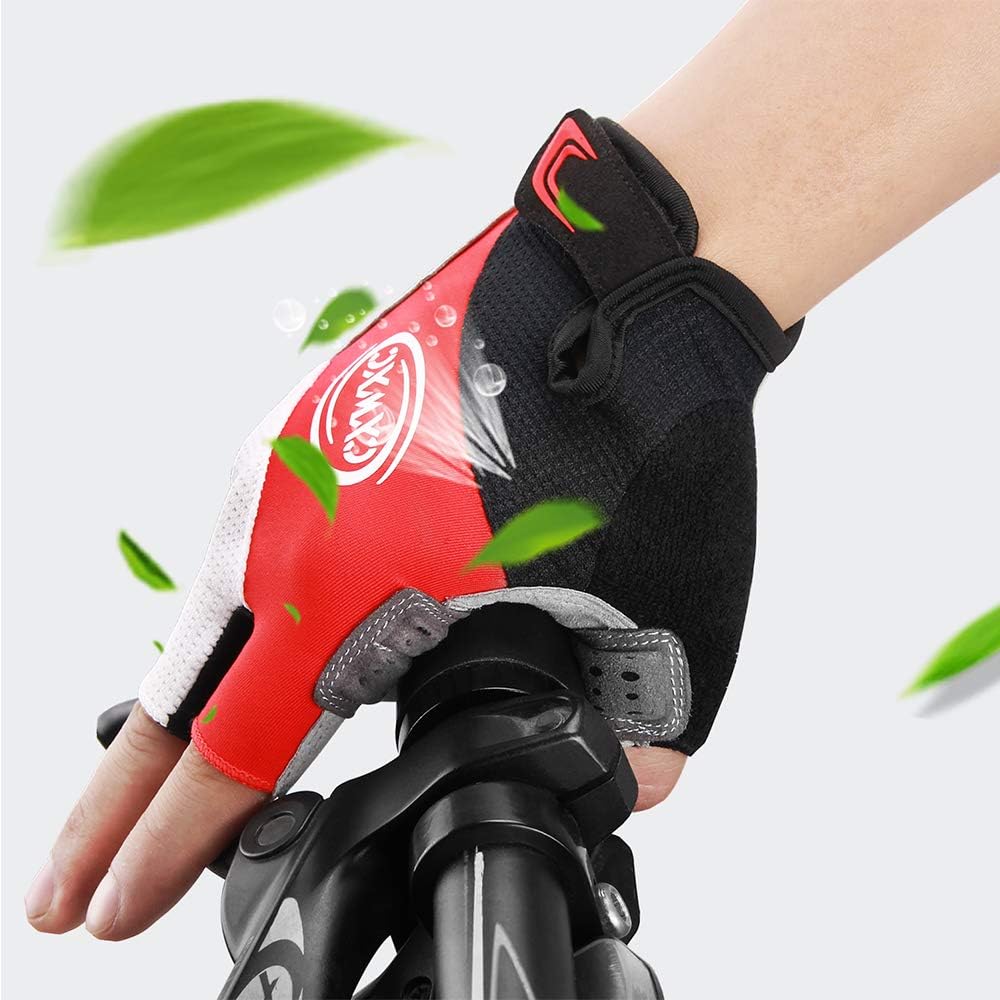 Cycling Gloves for Men Women - Breathable Gel Road Mountain Bike Gloves