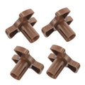 4pcs Microwave Turntable Roller Guide Support Plastic Replacement Part