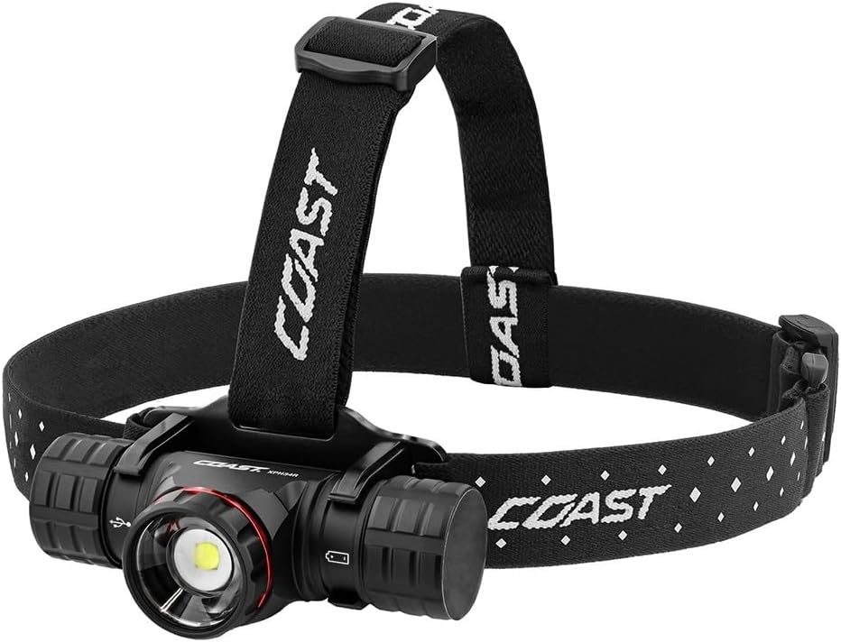 XPH34R 2700 Lumen USB-C Rechargeable-Dual Power LED Headlamp with Pure Beam Twist Focus and Magnetic Base
