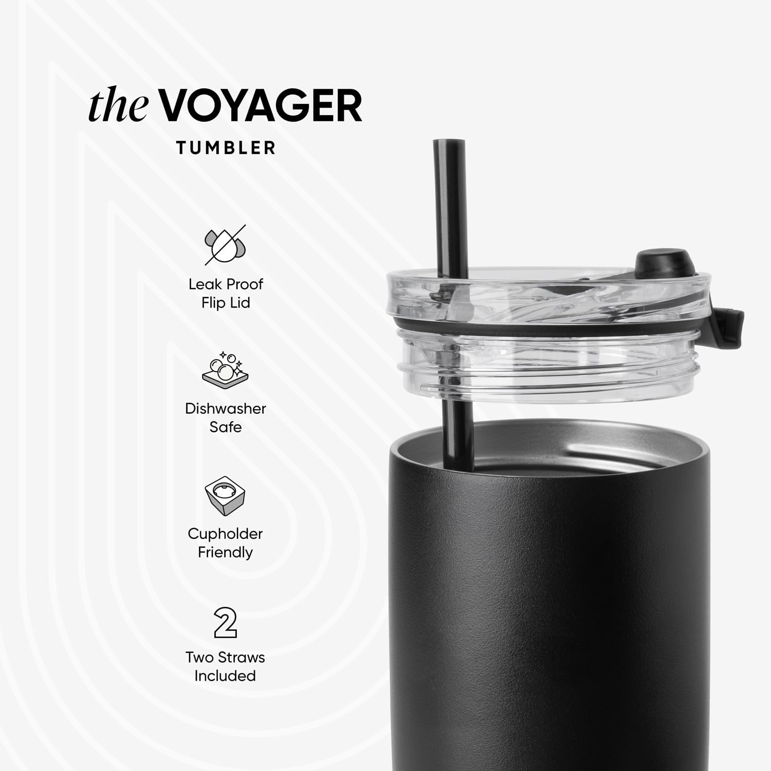 Travel Coffee Mug with Lid | 16oz | Green | Voyager Coffee Cup, Coffee Tumbler for Hot & Iced Drinks | Insulated