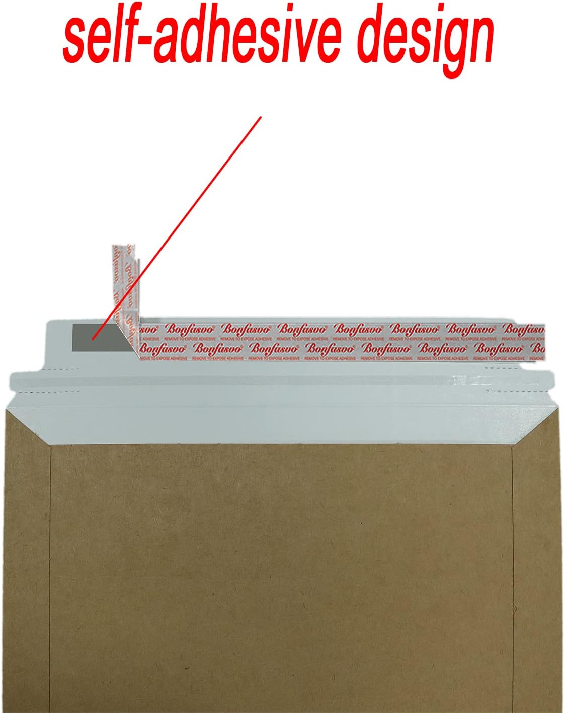 Rigid Mailers 30 Pack 6.25 x 8.25 inches Brown Self Seal Stay Flat Bulk Cardboard Kraft No Bend Mailers Peel and Seal