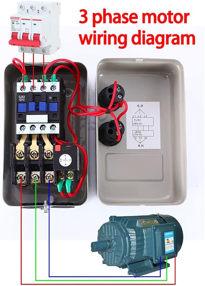 Magnetic Motor Starter 7.5Hp Single/3 Phase 220/240V Air Compressor Duty