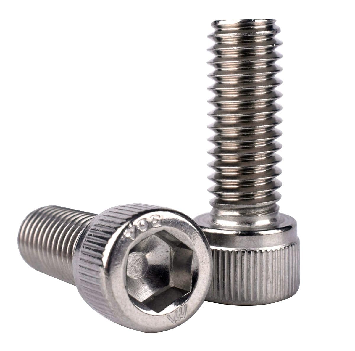 1/4-20 x 1 Allen Hex Socket Head Screw Bolt, 304 Stainless Steel 18-8, UNC Machine Full Thread, Pack of 20