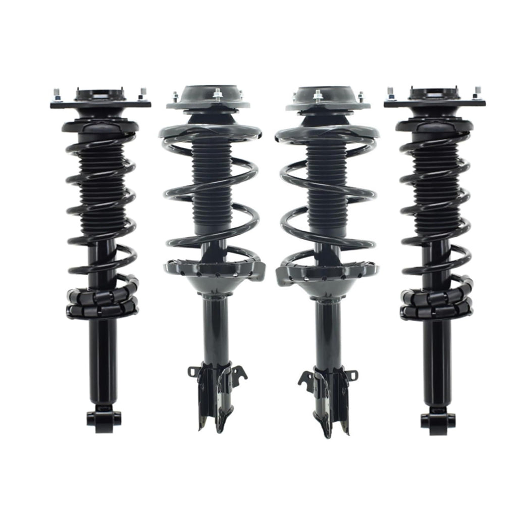 PM Auto Set 4 Front-Rear Quick Complete Strut-Coil Spring Compatible With 2013 2014 Subaru Outback, AT, Automatic CVT