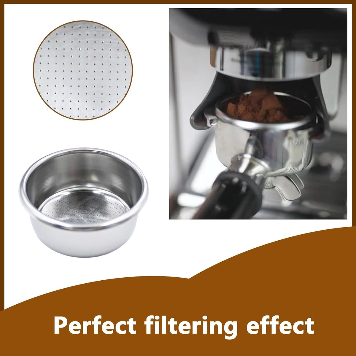 54mm Coffee Filter Basket Replacement for Breville Express Coffee 1 Pcs