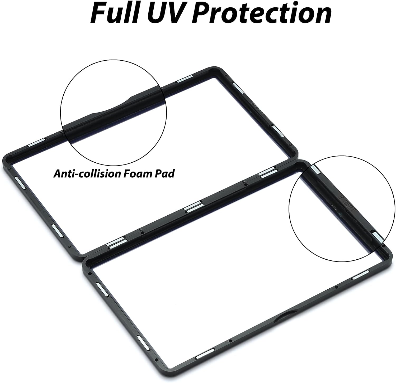 Graded Card Case Magnetic Aluminum Alloy Slab Protector Display Case Fits BGS Cards, UV Protection (Black)