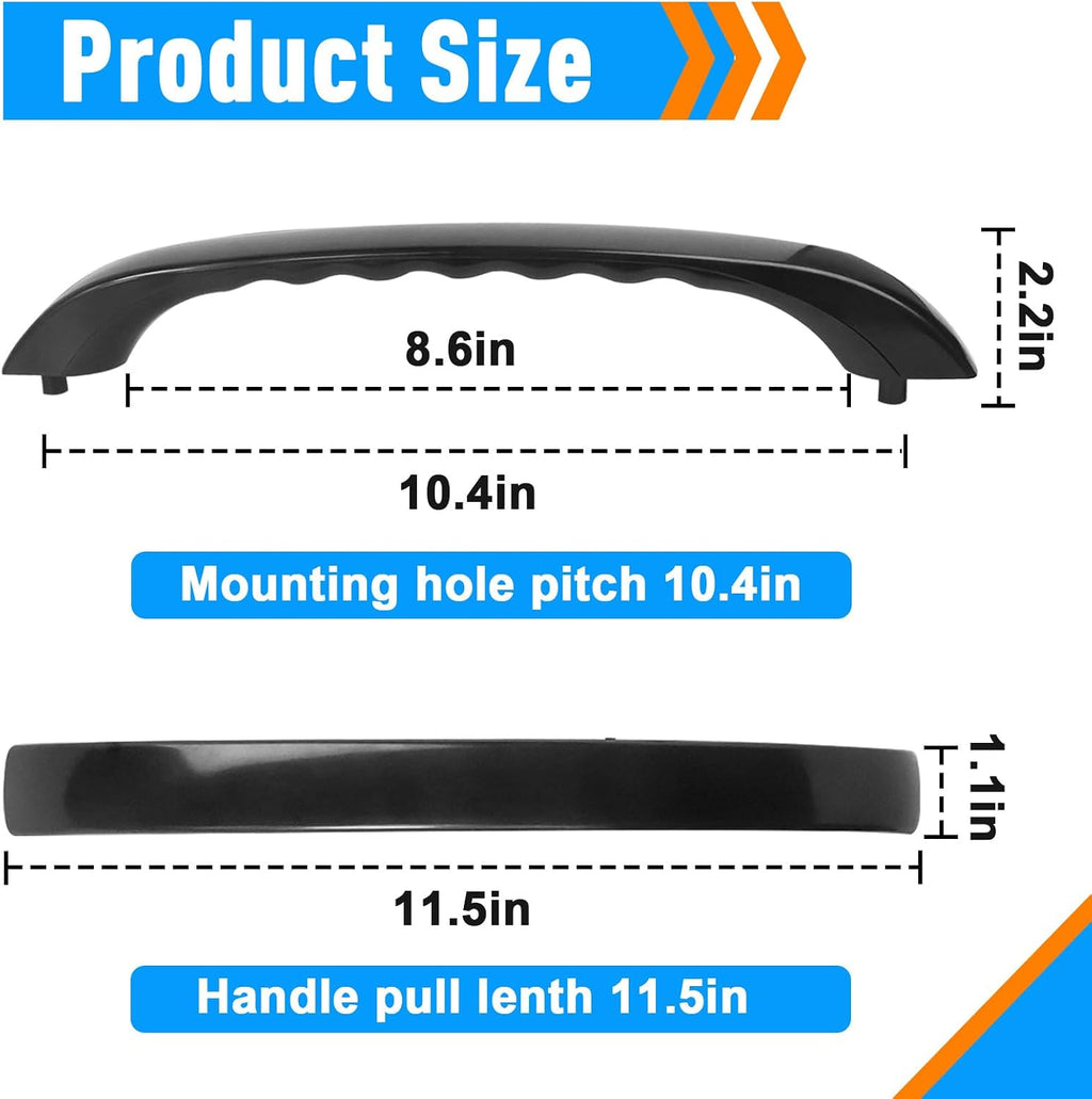 Wb15X10020 Replacement Microwave Door Handle Kit Compatible with GE