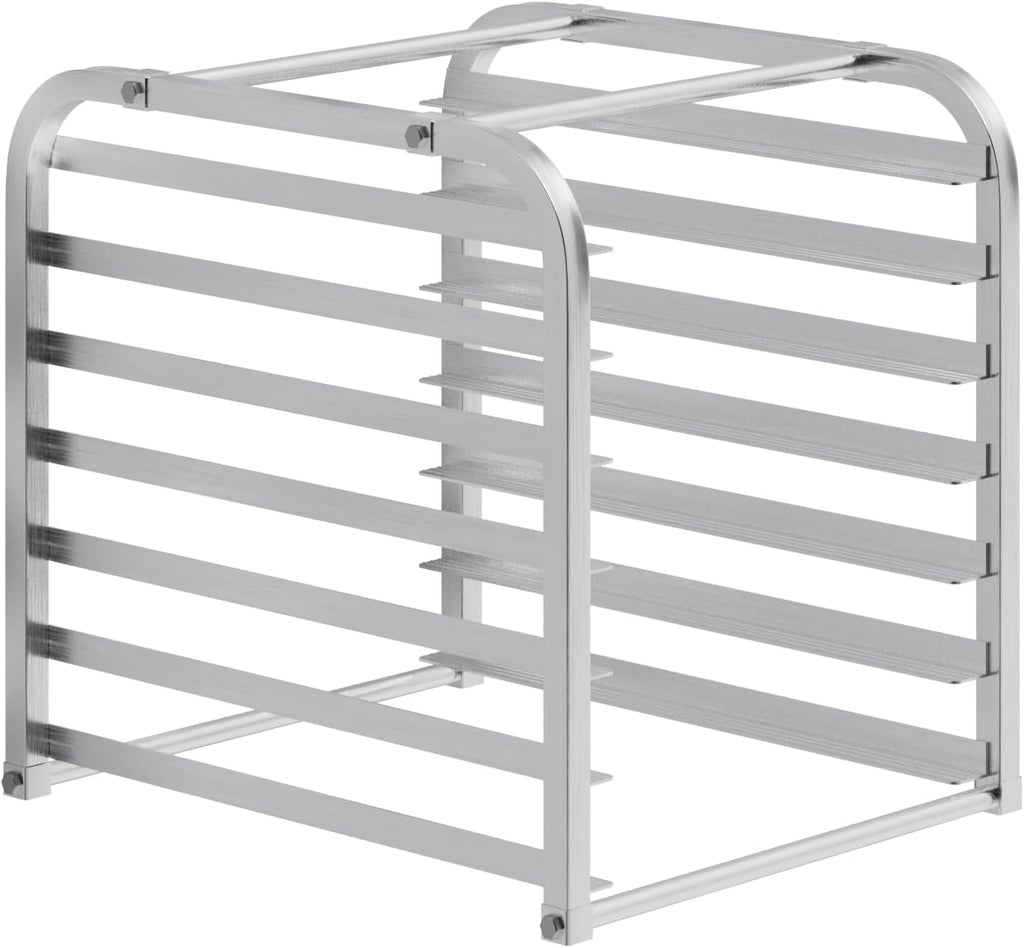 7-Pan Countertop Sheet Pan Rack, Full Size - 20.5 in. W x 24 in. D x 23 in. H, End Load, 3 in. Slide Spacing, NSF