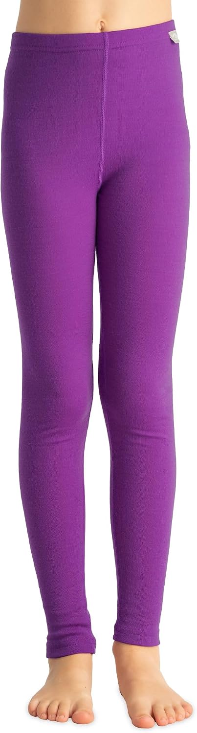 100% Merino Wool Base Layer Kids, Midweight Long Johns, Kids Thermal Pants | Soft, Non-Itchy, Midweight 250 GSM