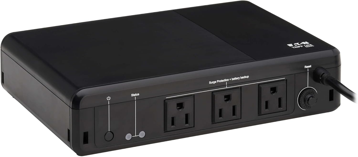 Eaton Tripp Lite BC350R 350VA Small UPS 210W Battery Backup Surge Protector