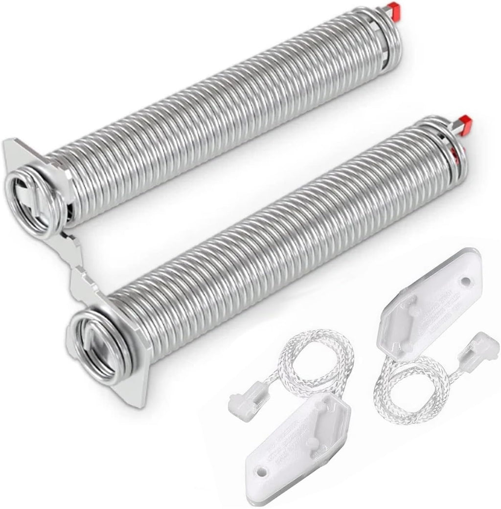 00754866 Dishwasher Door Spring & Cable Kit - compatible with Bosch Thermador Dishwasher Door Hinge Replacement Parts AP5804978 PS8770519 00623540 00627230 00659339 00751392 3279707
