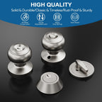 2 Set All Keyed Same Entry Door Knobs and Single Cylinder Deadbolt Combo Set for Entrance and Front Door, Keyed Alike